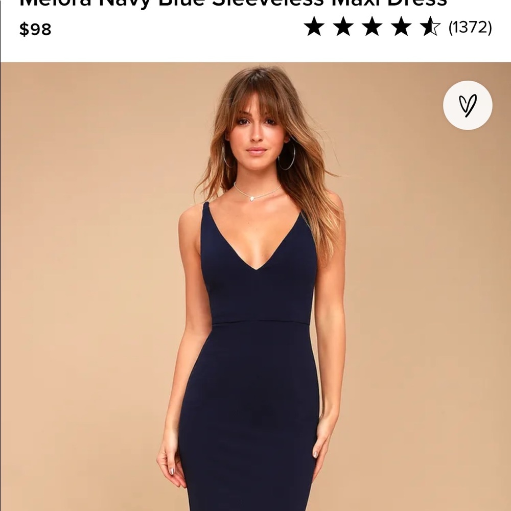 Lulu’s Melora Navy Sleevless Maxi